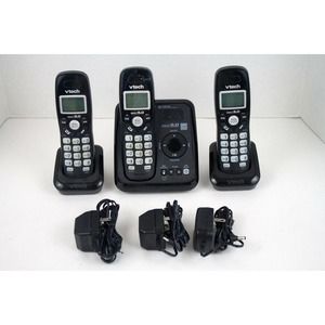 VTECH 3 Handset Cordless‎ Phones CS6120-31 DECT 6.0 + Digital Answering Machine